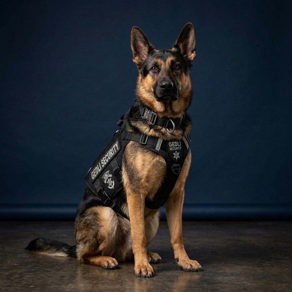 Gedli K9 Security Dog Background